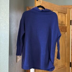 FP long thick purple sweater